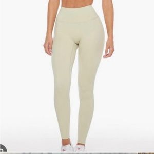 Crop Shop Boutique x Isabelle Mathers- Freedom Scrunch Leggings in Chai